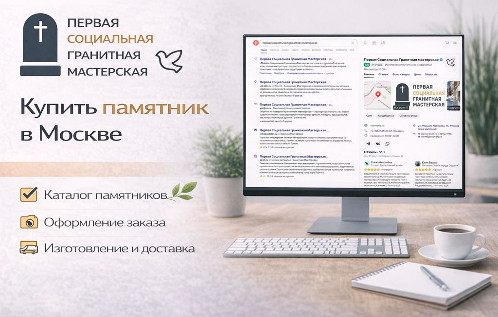 Купить памятник на могилу в Москве